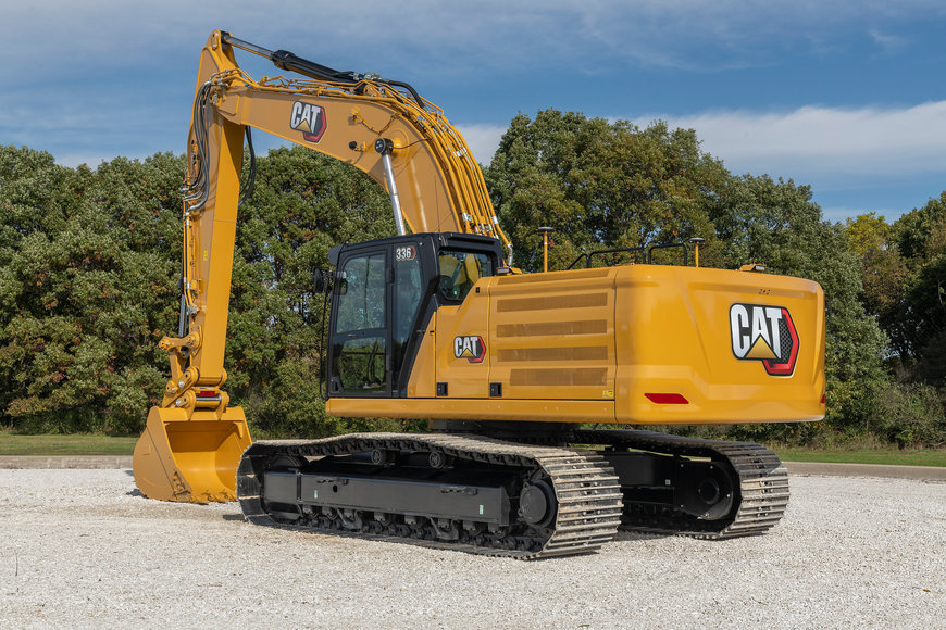 New Cat® 336 Excavator delivers class-leading productivity and low owning and operating costs